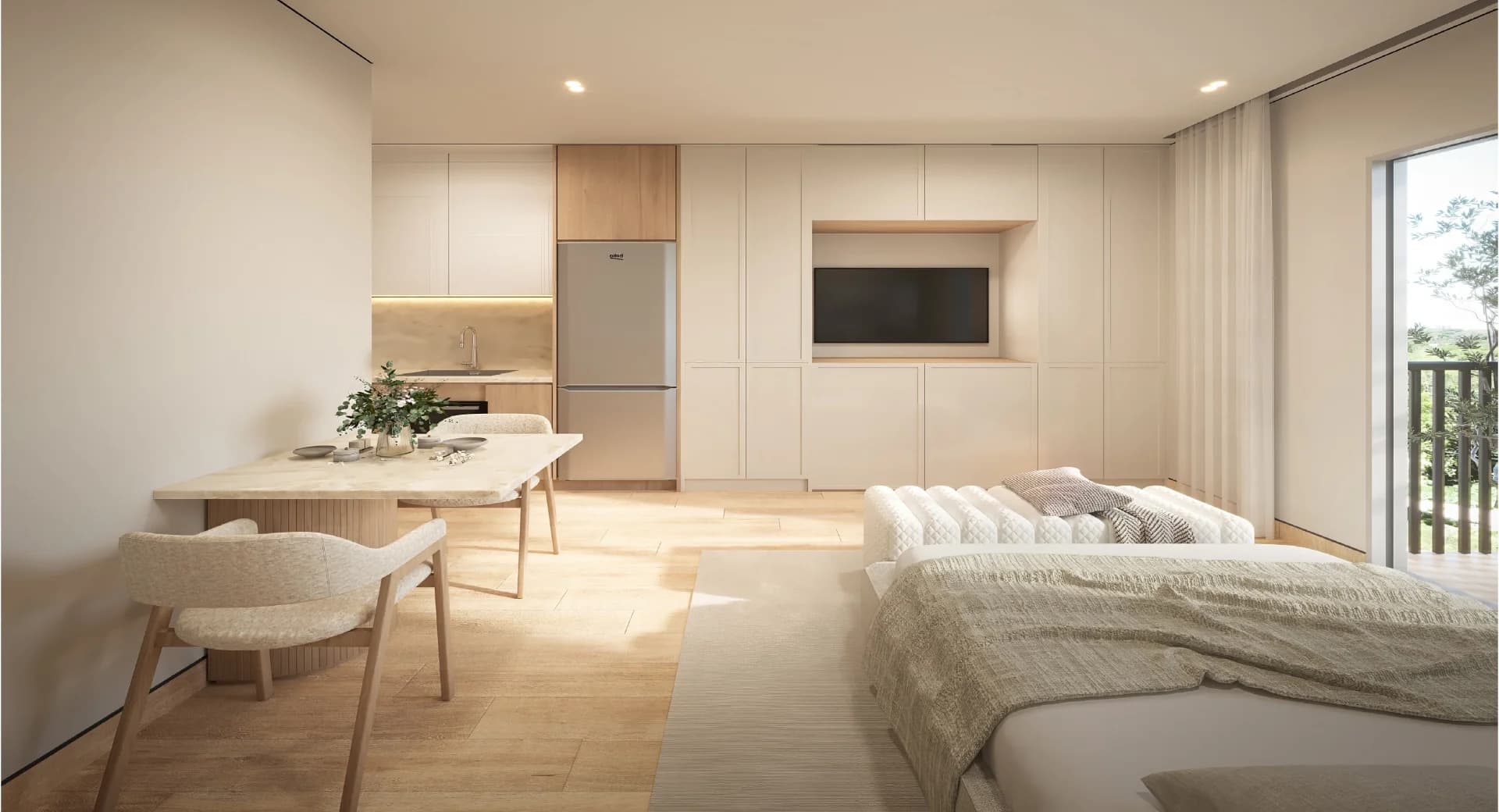 APARTAMENTO 1 DORMITORIO DE 45,2 M² – BALCÓN Y PARRILLA PRIVADA | INVERSIÓN CON ESTILO A 4 MINUTOS DEL EJE CORPORATIVO — Foto 1 de 16
